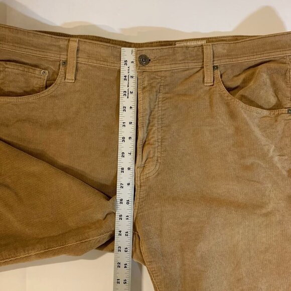 Adriano Goldschmied Men's Everett Slim Straight Cotton Corduroy Size 38x25 - Picture 13 of 14